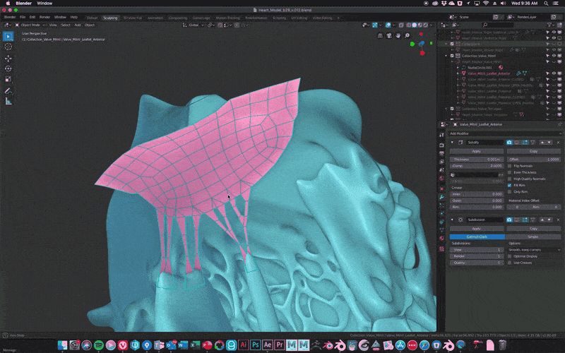 Blender 2.8 sculpt mode shows triangulated faces Blender Stack Exchange