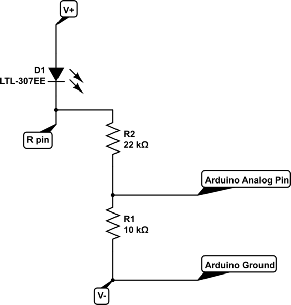 transistors Convert 12V PWM to 5V for Arduino input (ZigBee LED