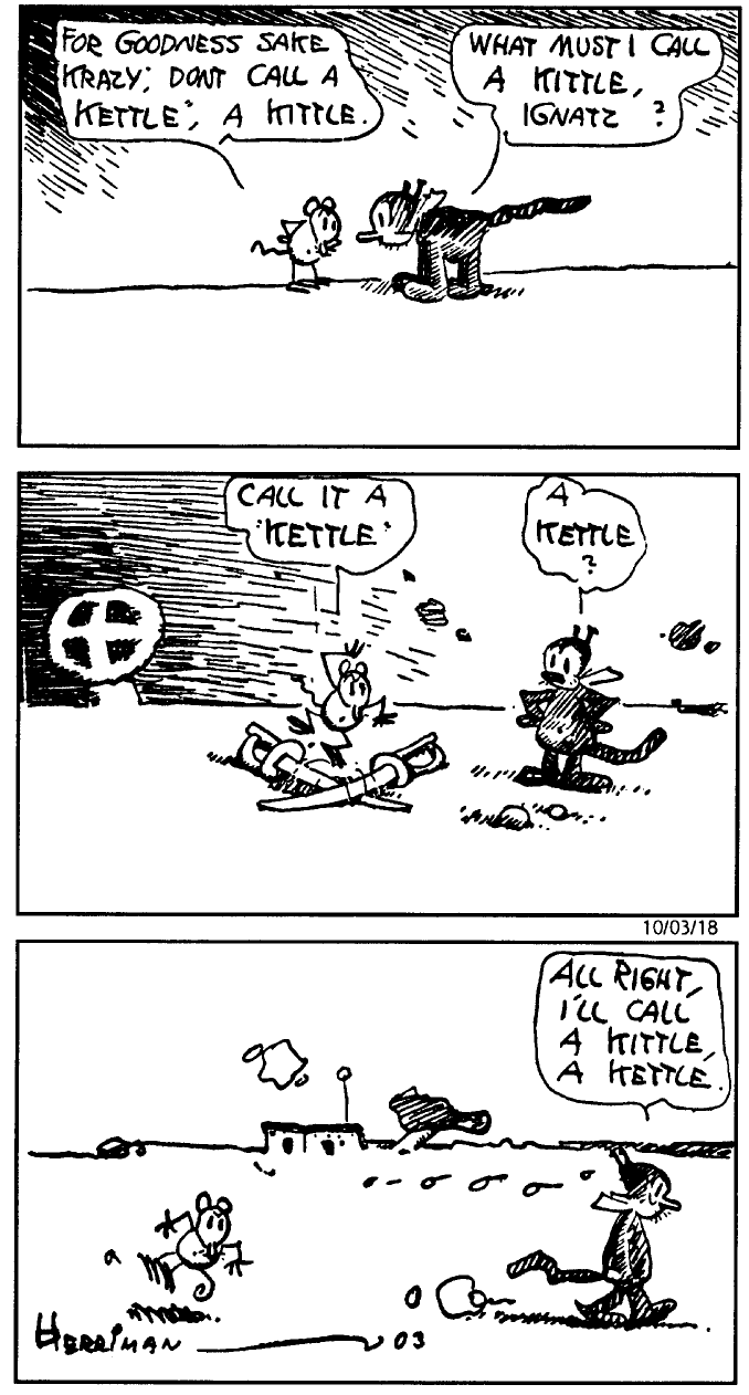 comics What is the subtextual meaning of the kittle vs kettle in