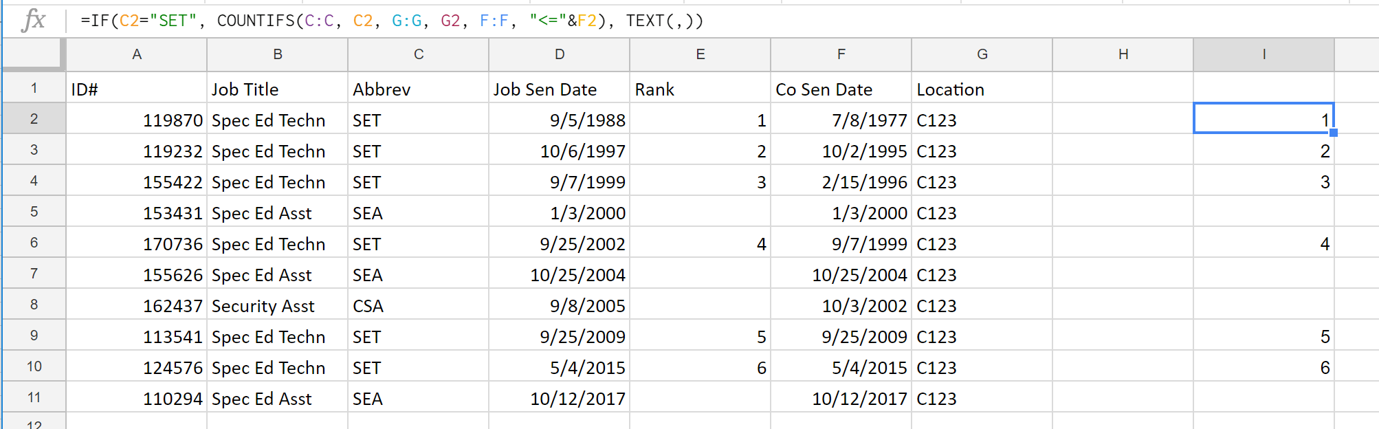 vlookup How to RANK rows in Sheets with two columns matching criteria