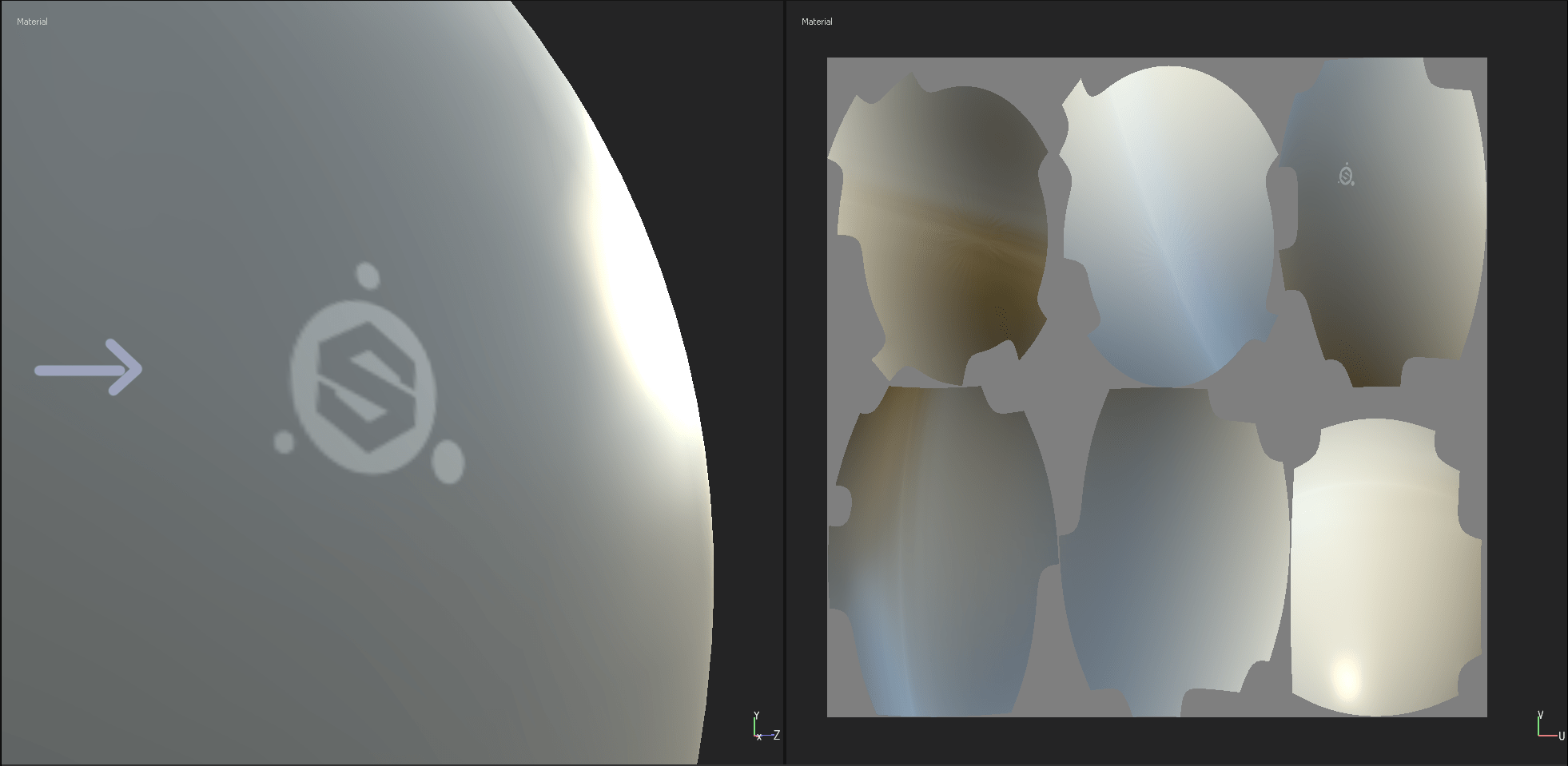 uv image editor texel density in Blender to Substance