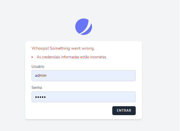 autenticaÃ§Ã£o Customizar Mensagem PadrÃ£o de Erro no Login Jetstream