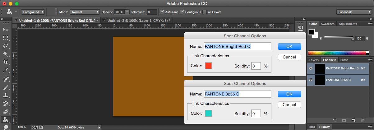 spotcolor channel mixing algorithm Stack