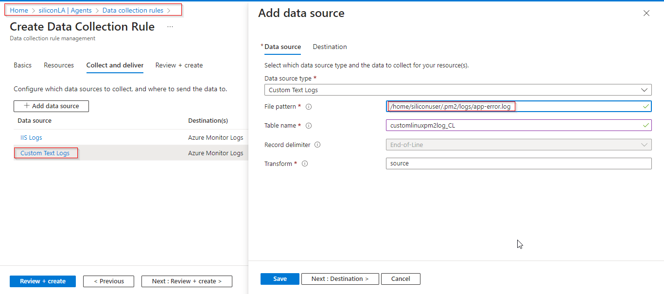node.js How to collect a NodeJS app's logs (using PM2) so that they