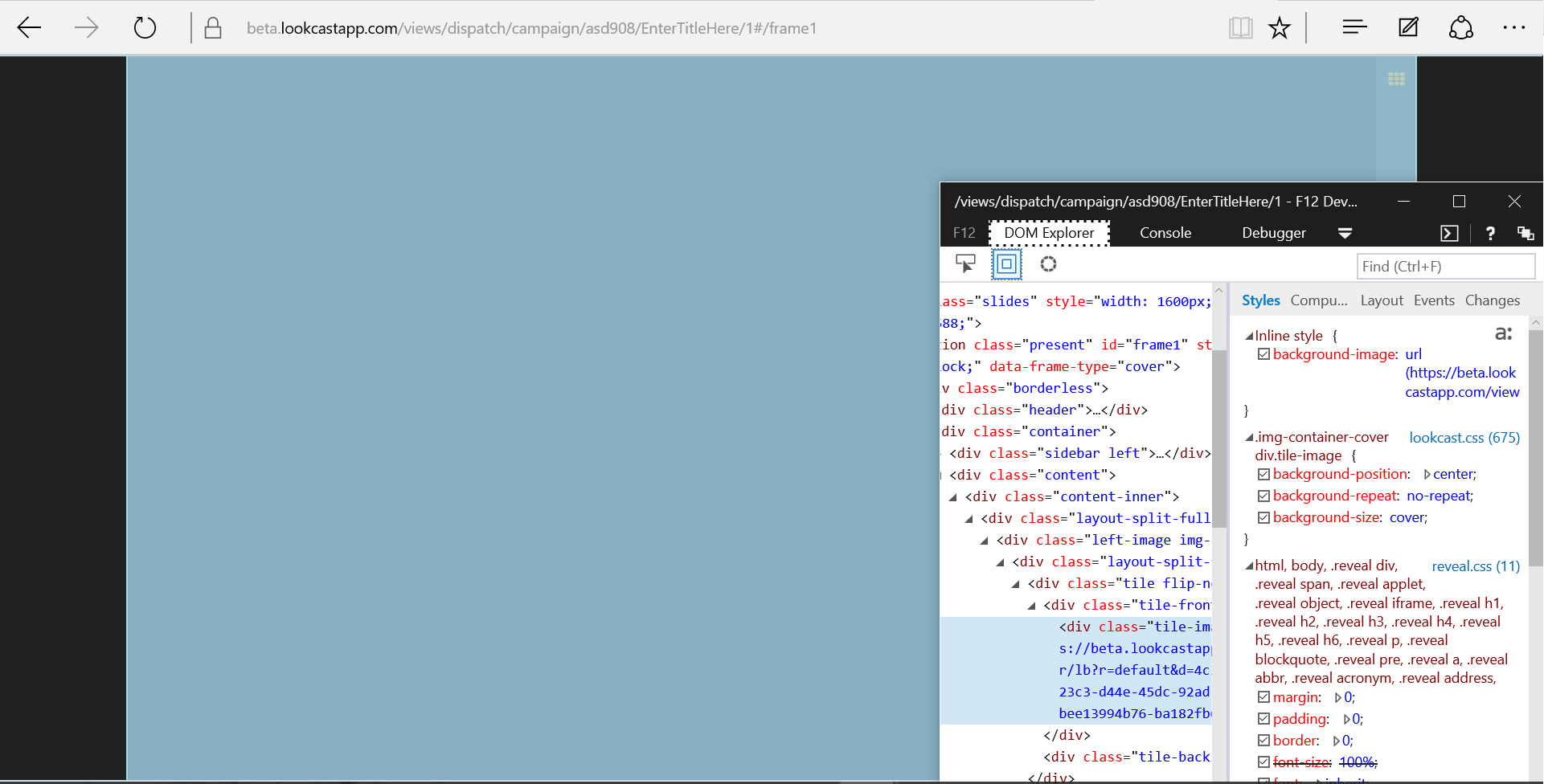 Css Background Image Not Showing This is done inside html code