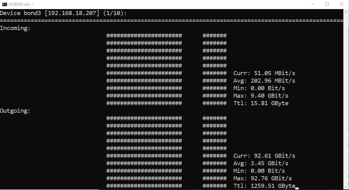 networking LACP NIC Bonding always uses only one interface port event at Hash policy layer 2+3