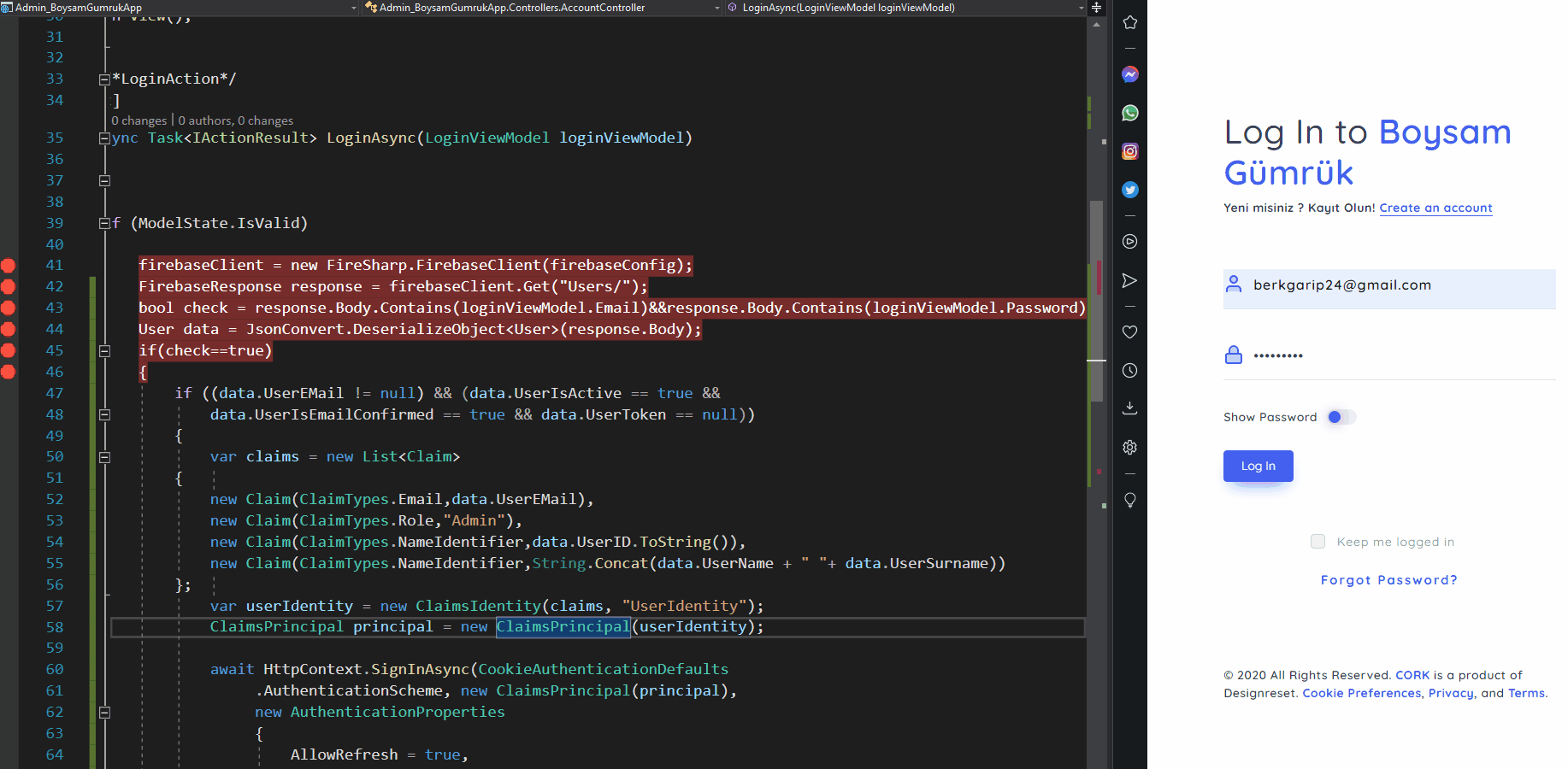 json When i JsonConvert.DeserializeObject its just stops working in