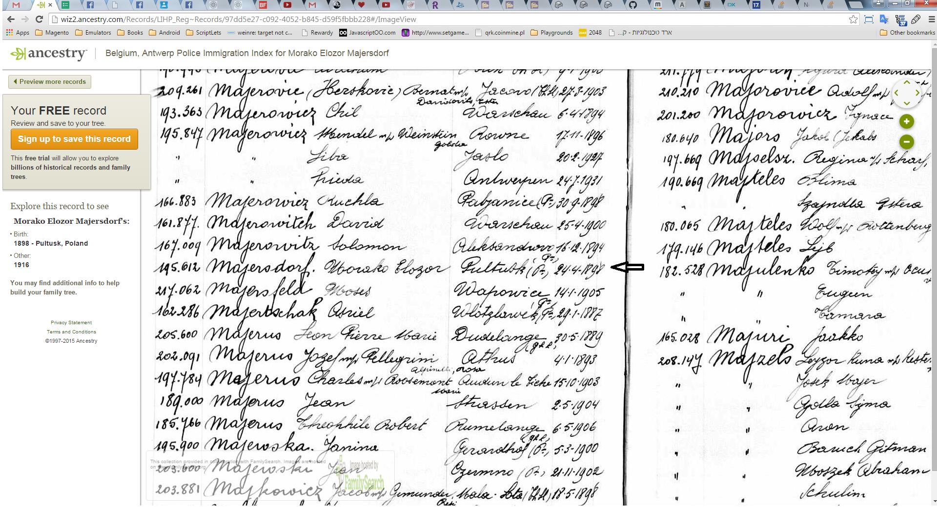 indexing Understanding Belgium, Antwerp Police Immigration Index