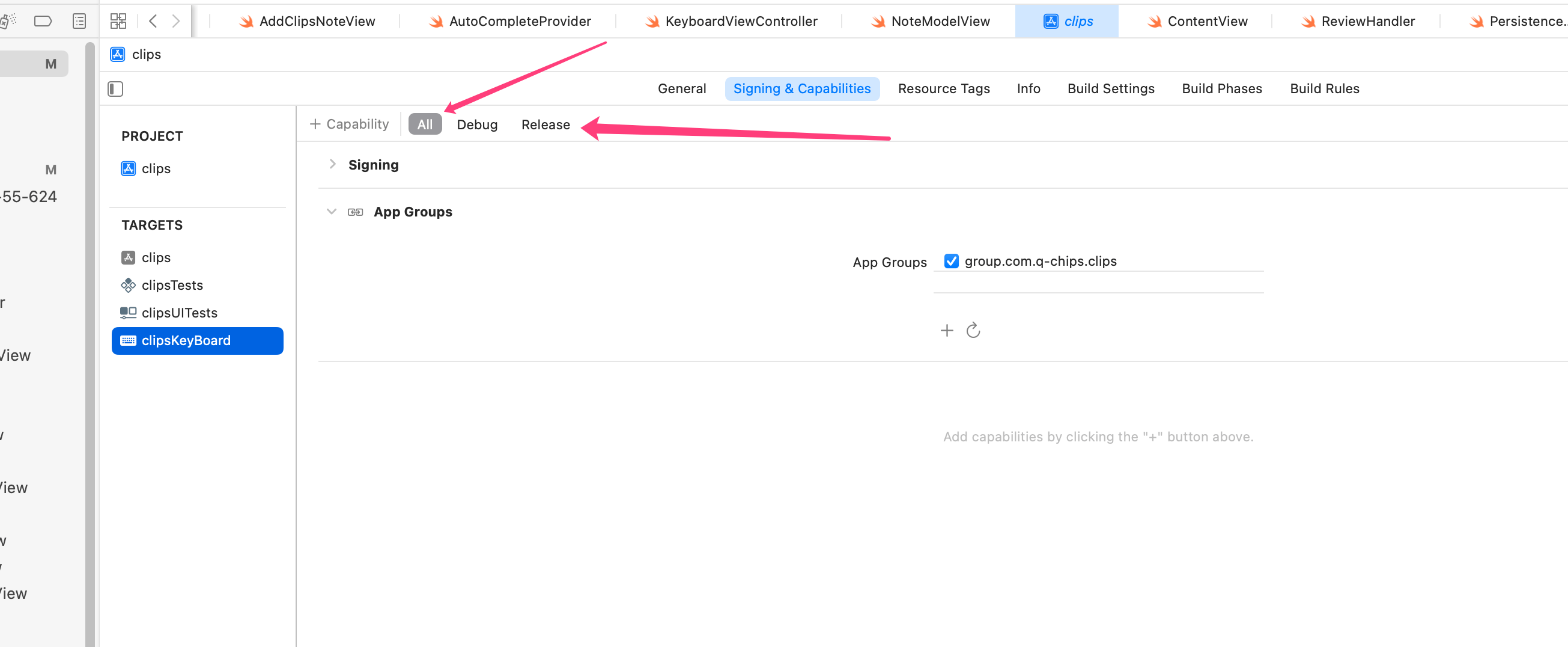 swift Return nil when finding path for App Group Stack Overflow