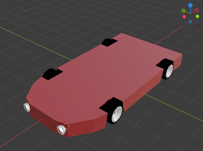 Complex mesh (created in Blender) is not overlapping when rendered in