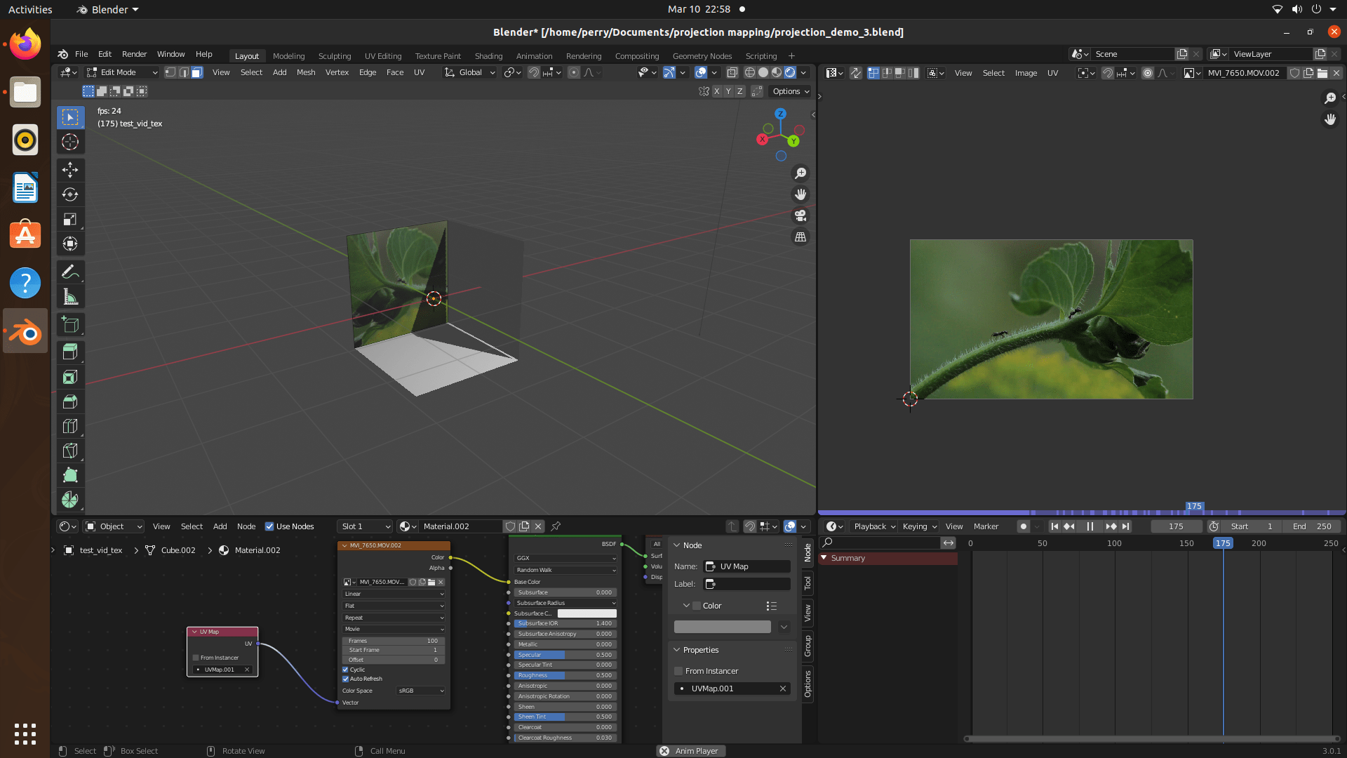 rendering Video texture not playing in viewport or during render how