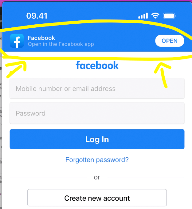 javascript How to create ios smart banner like facebook? It doesnt