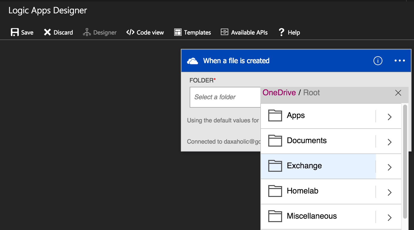 Manage personal OneDrive account with Azure Stack Overflow