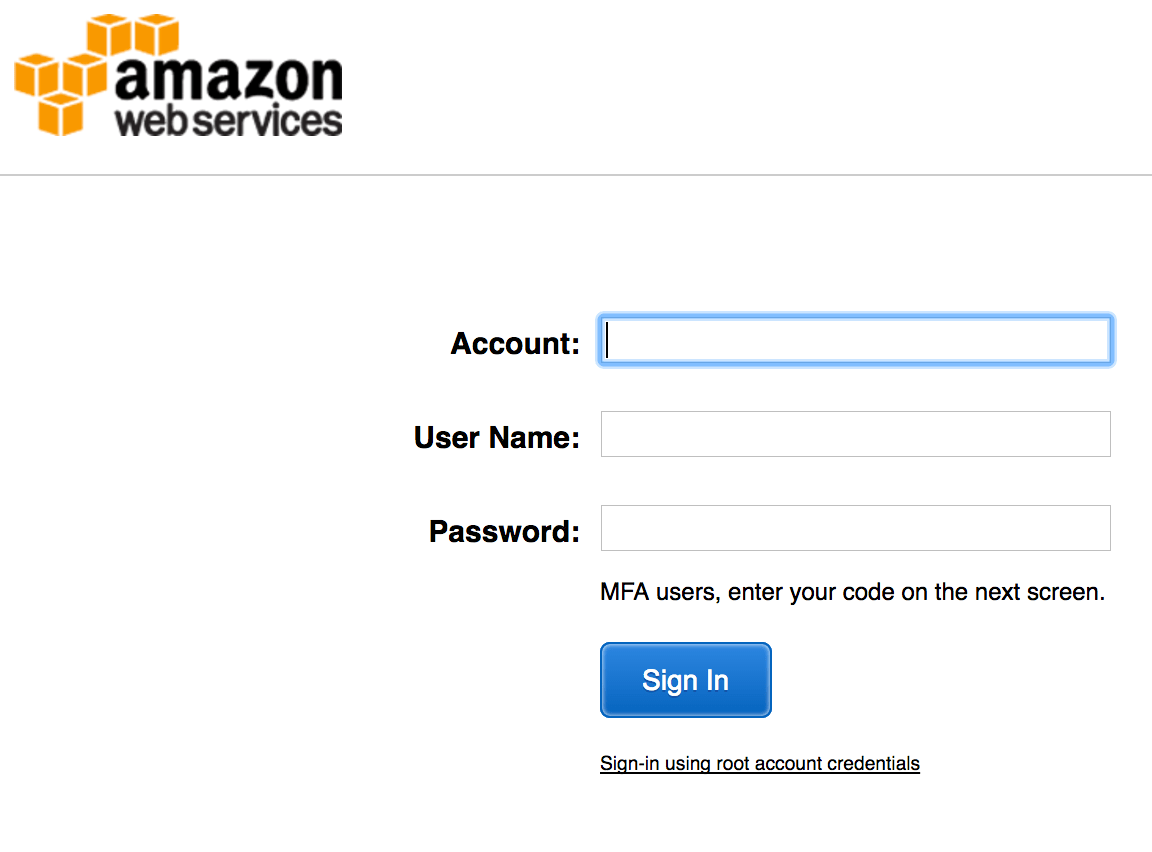 amazon web services How IAM users sign into AWS accounts? Stack Overflow