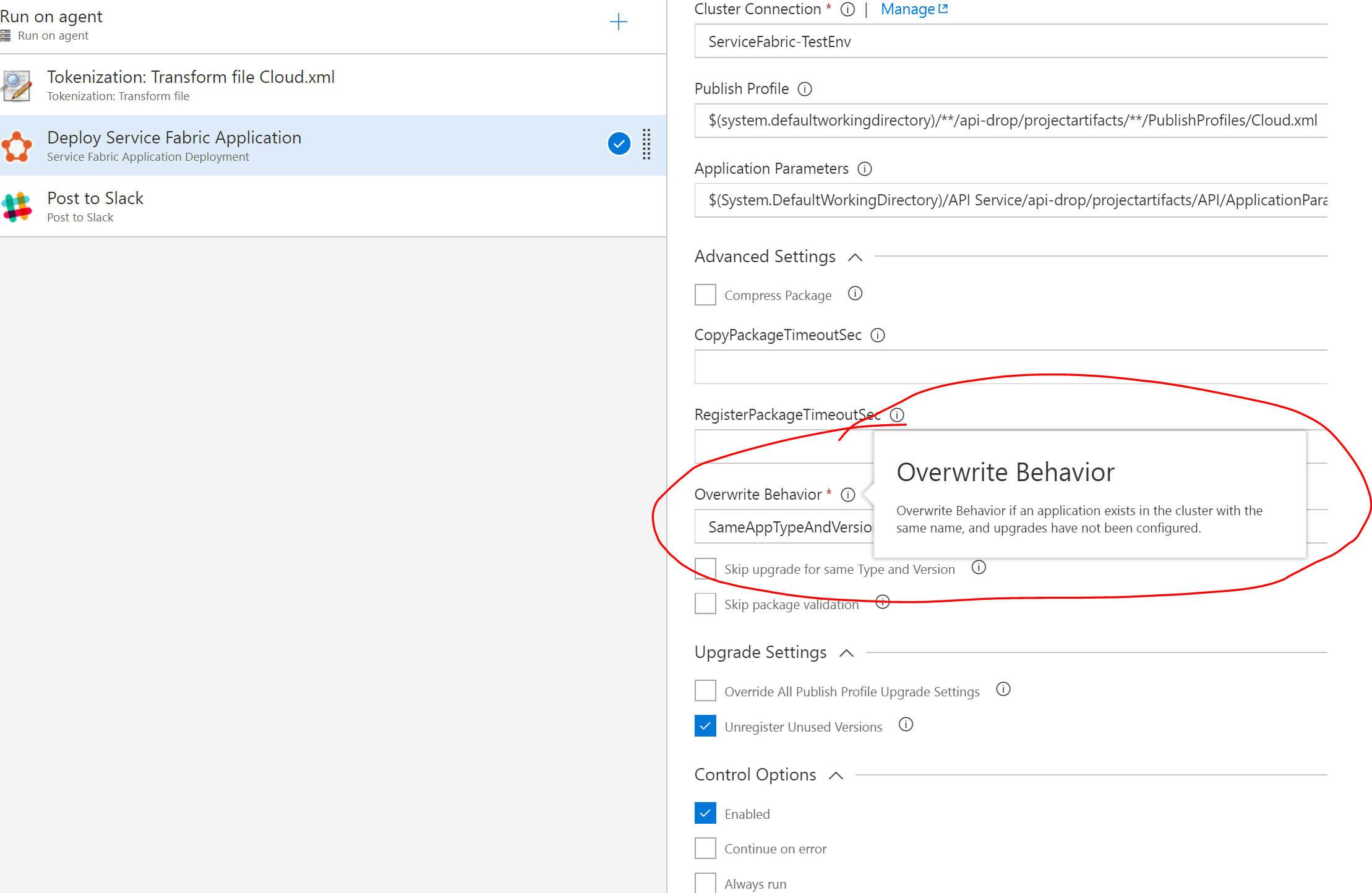 Troubleshooting Azure Service Fabric "The ServiceType was not