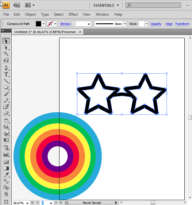 adobe illustrator how to fill a shape with multiple colors Graphic