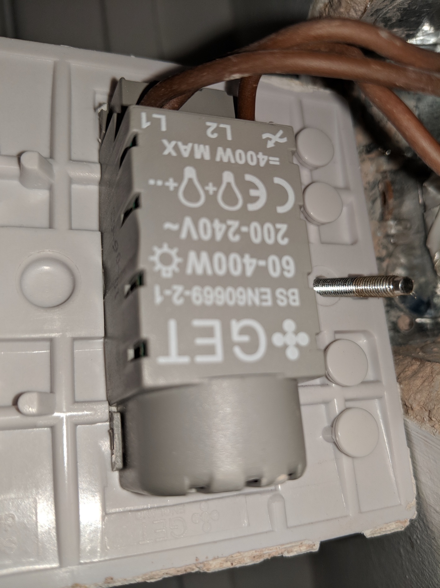 electrical Kitchen dimmer dims lights in adjacent room, but not