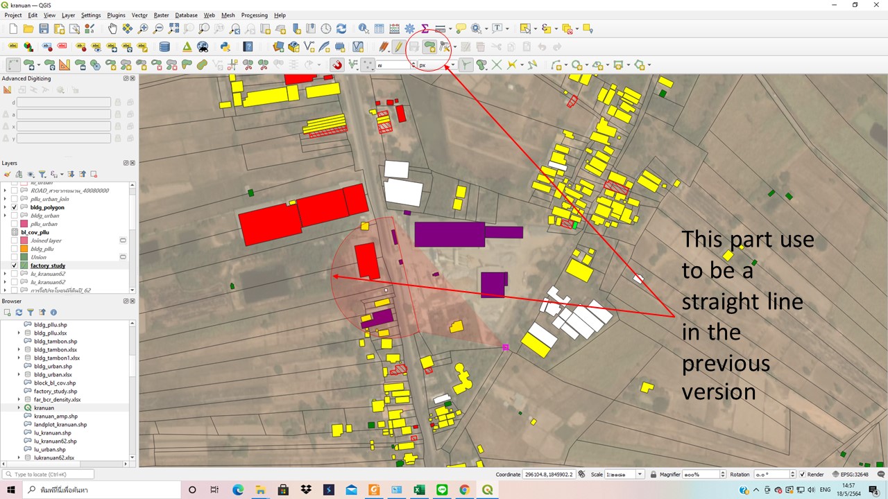 Cannot draw straight line polygon in QGIS 3.16 Geographic Information Systems Stack Exchange