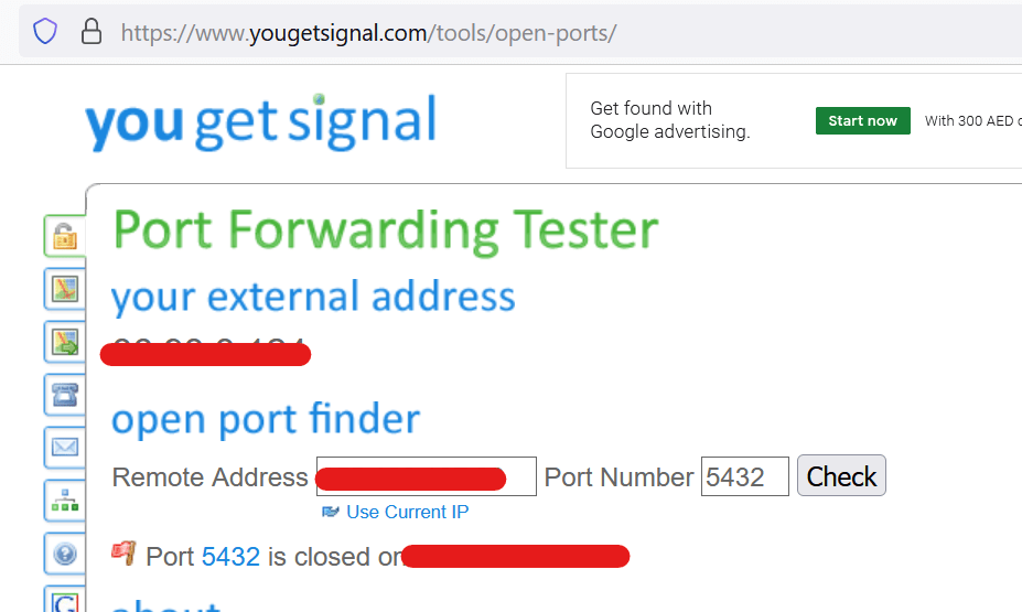 postgresql Port 5432 is listening, but still closed Stack Overflow