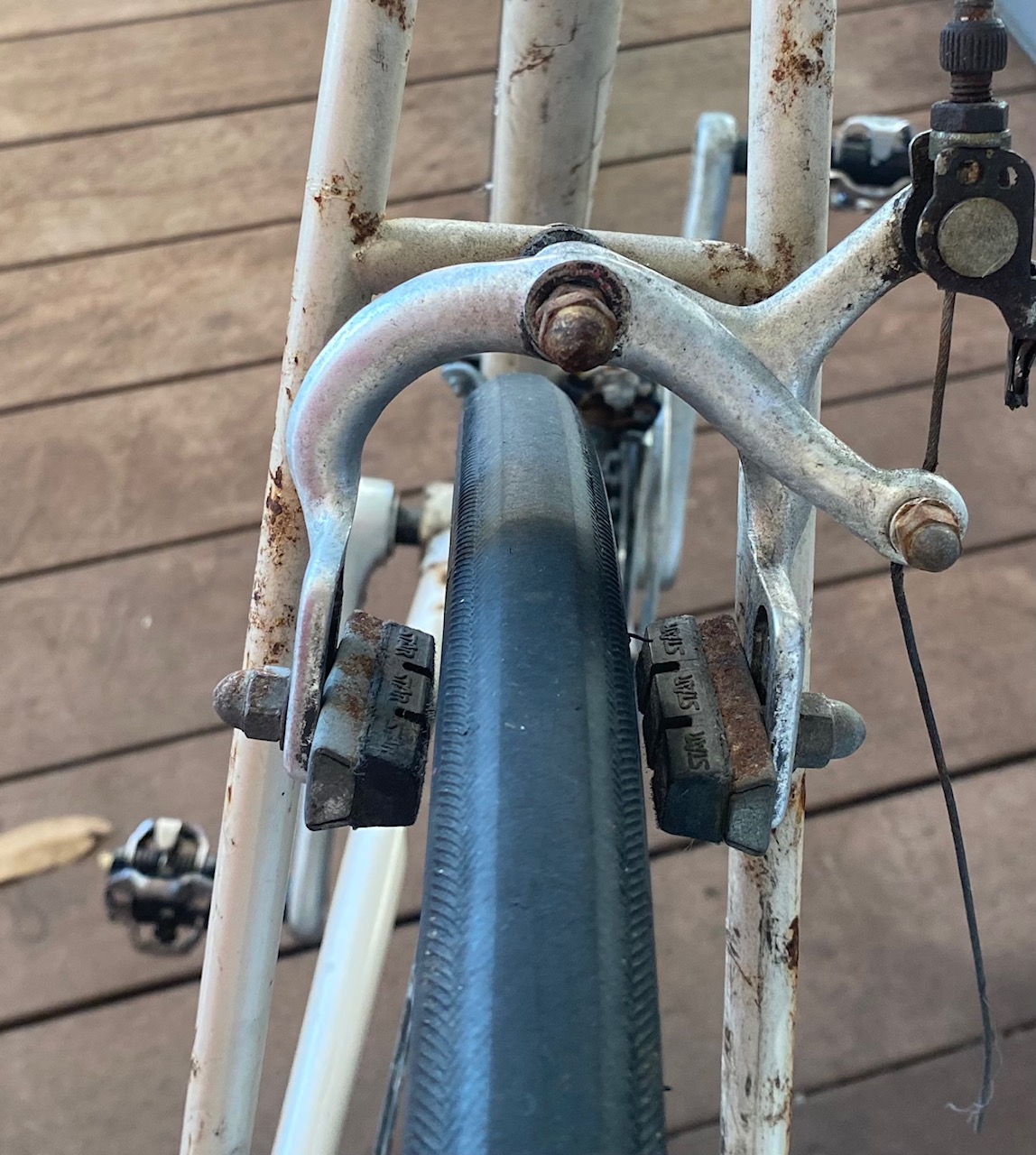 Restoring vintage road bike need help with brake Bicycles Stack Exchange