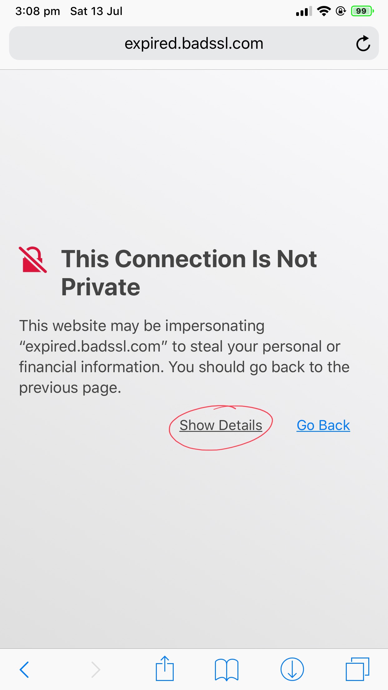 safari Apple iPhone won't connect to insecure website Ask Different