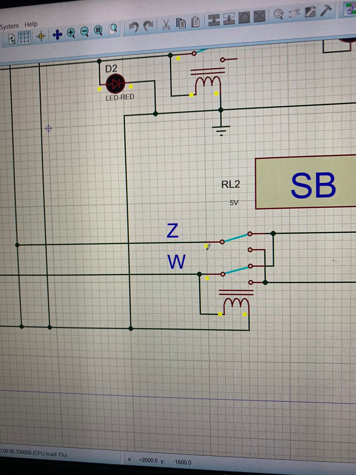 What's the meaning of this yellow color in Proteus? Solveforum