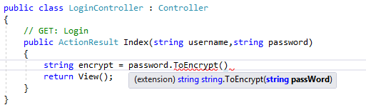 How to write an extension method in C with multiple