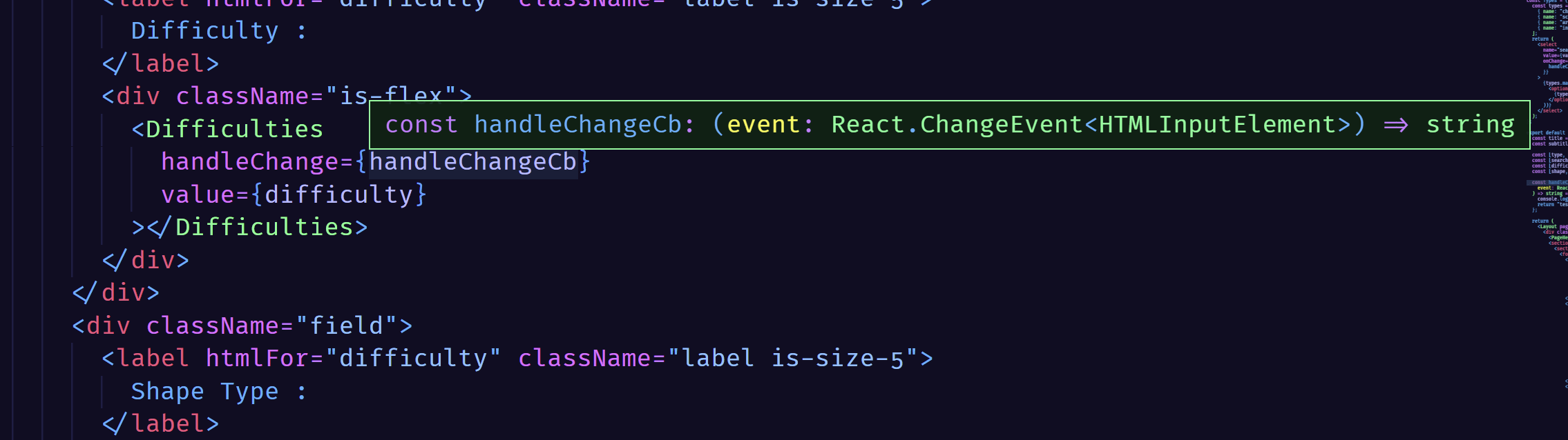 reactjs Typescript not throwing error for callback return type