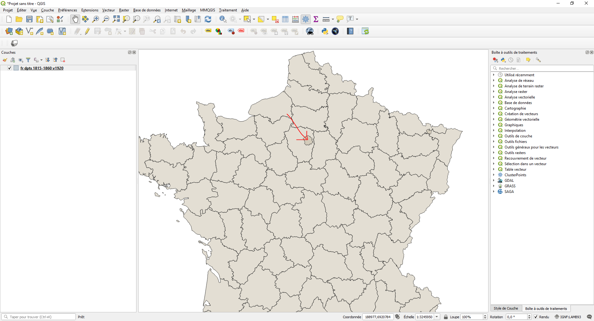 QGIS vector layer changing polygon overlay in an nested polygon
