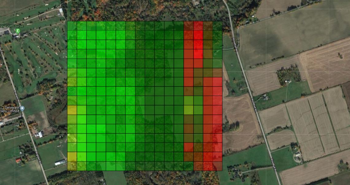javascript Removing outline and increasing opacity in GeoJSON drawn