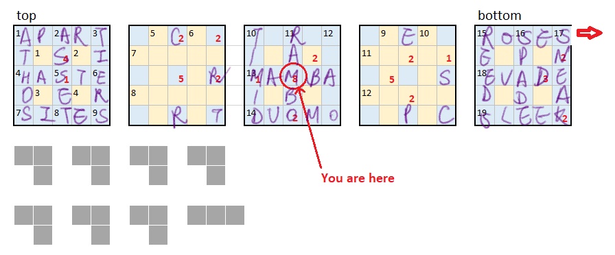 grid deduction 3D Crossword, Cryptic, Statue View & Maze Puzzling