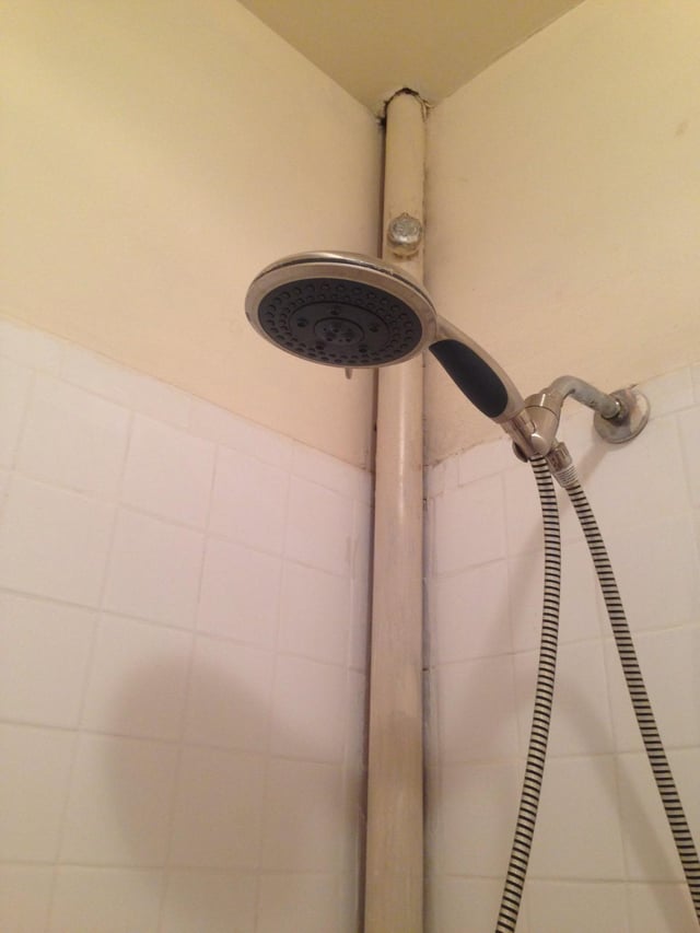 repair How do I fill a hole above my shower where cockroaches are