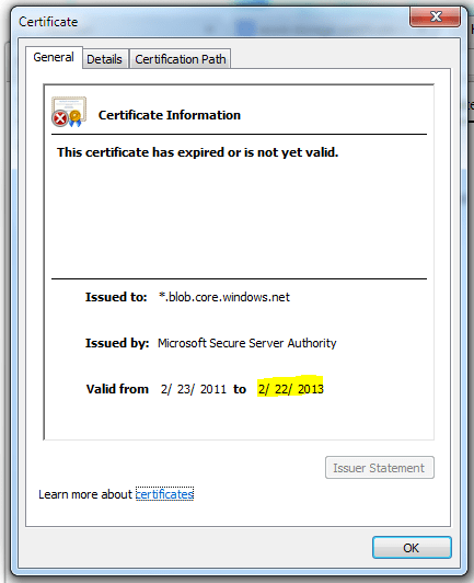 Azure Storage Explorer Unable To Get Local Issuer Certificate