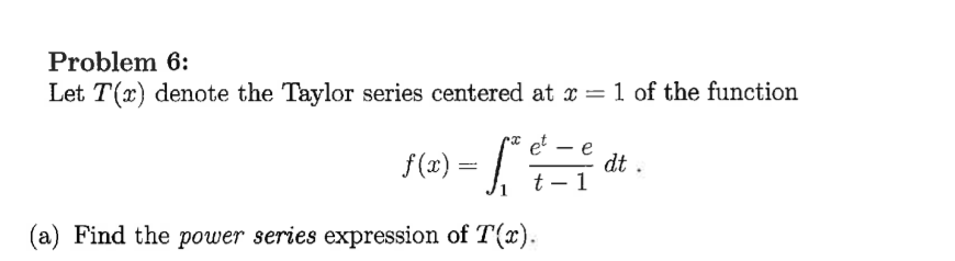 Integration - How Do You Find The Taylor Series Of An Indefinite Integral? - Mathematics Stack Exchange