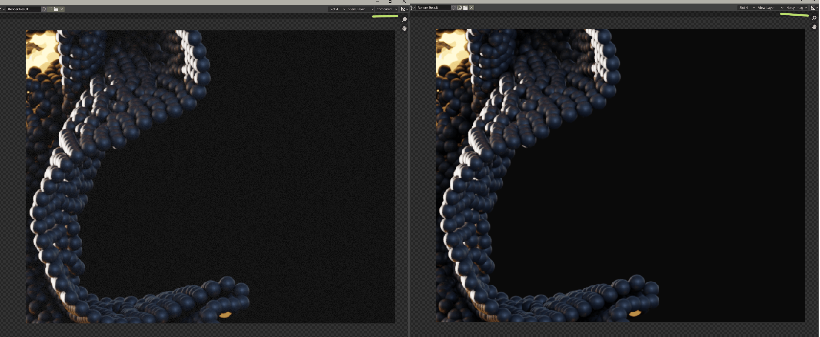 rendering Strange Cycles noise pattern not based on samples or