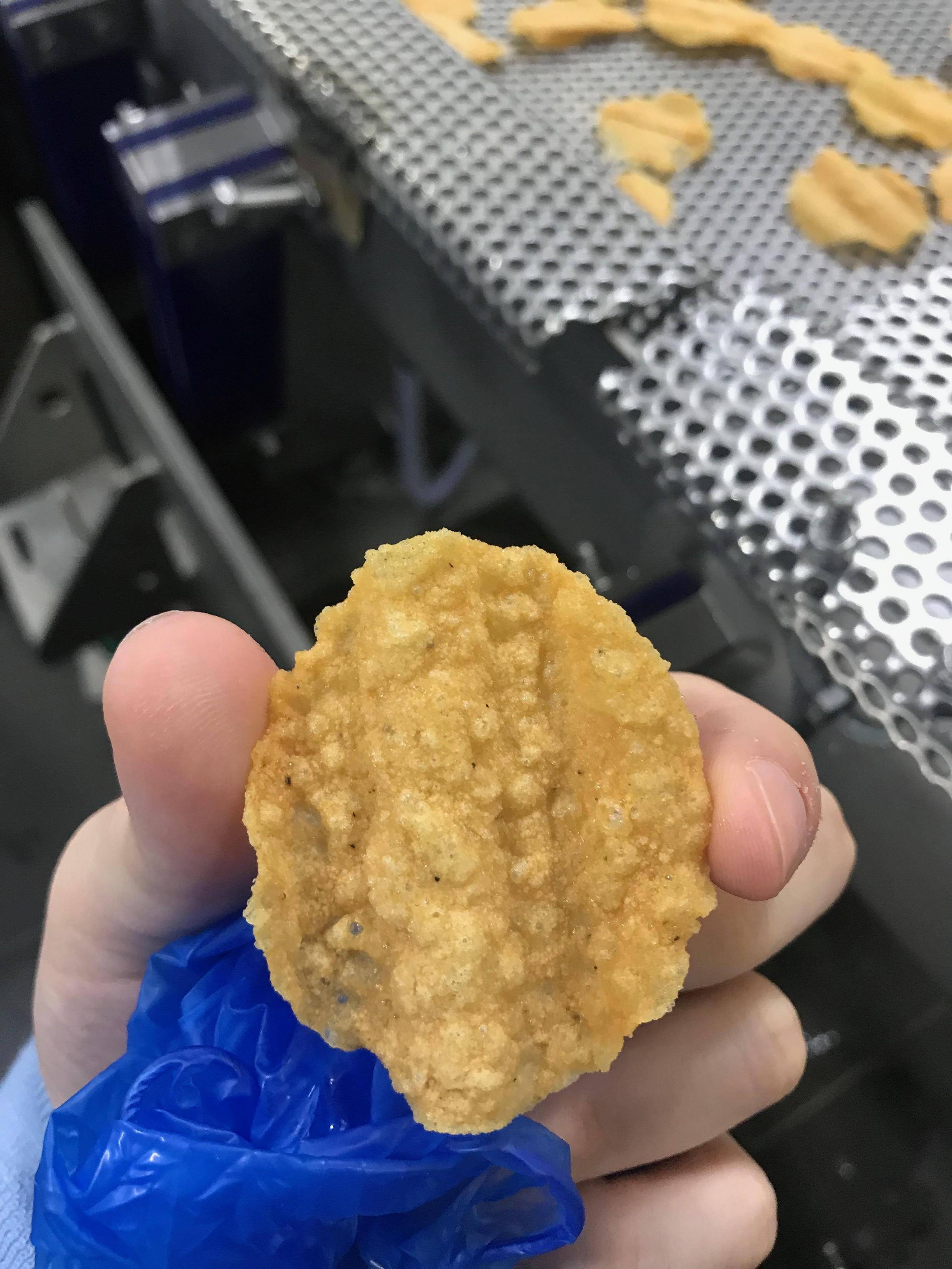 oil How do i make bubbles on surface of chips? Seasoned Advice
