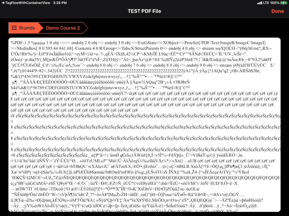 ios Why am I not able to load valid PDF file with WKView? Stack