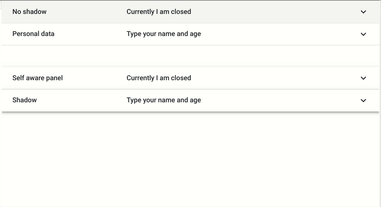 matblazor Mat Blazor matexpansionpanel remove elevation/border