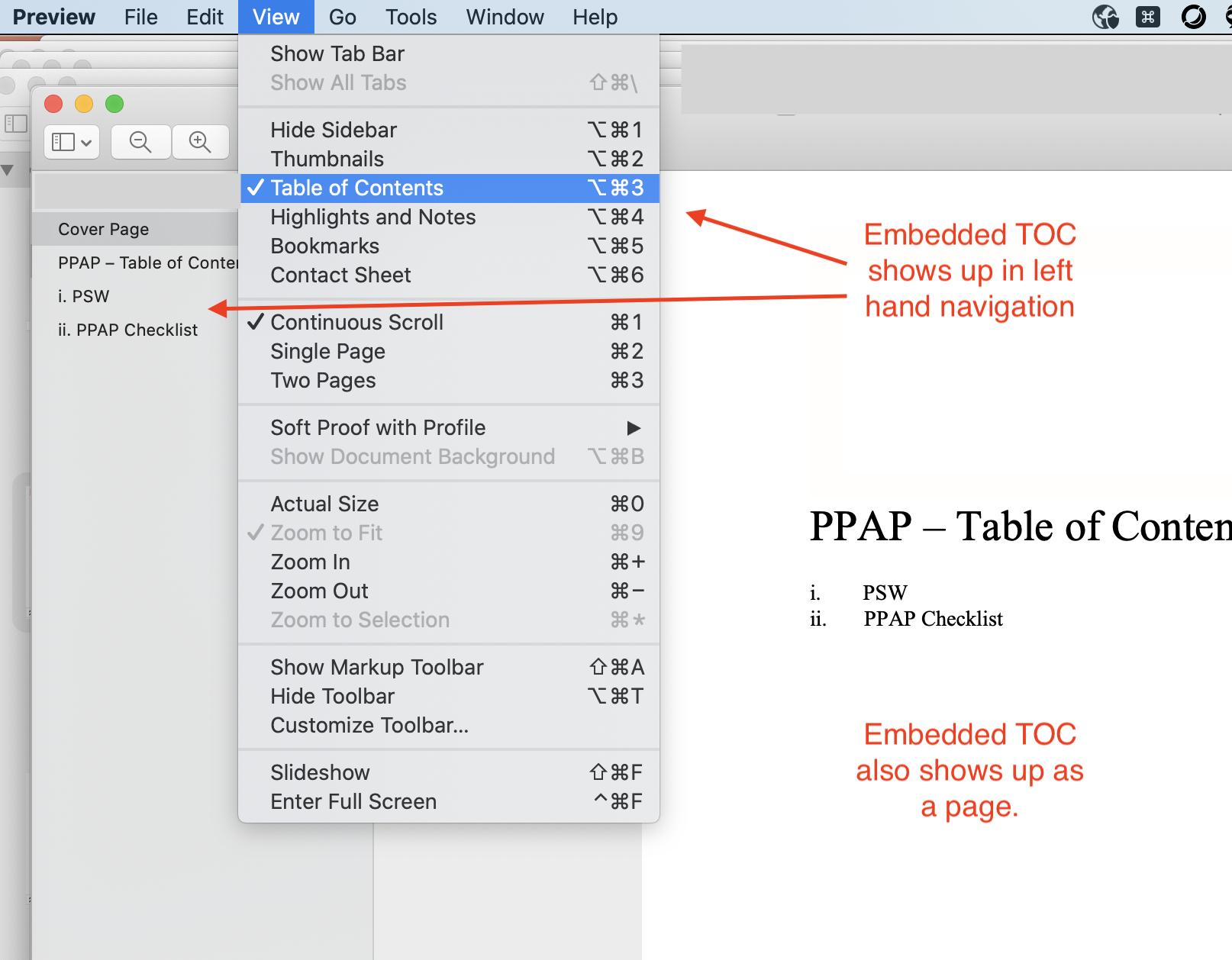python How can I parse a PDF file to extract the Table Of Contents