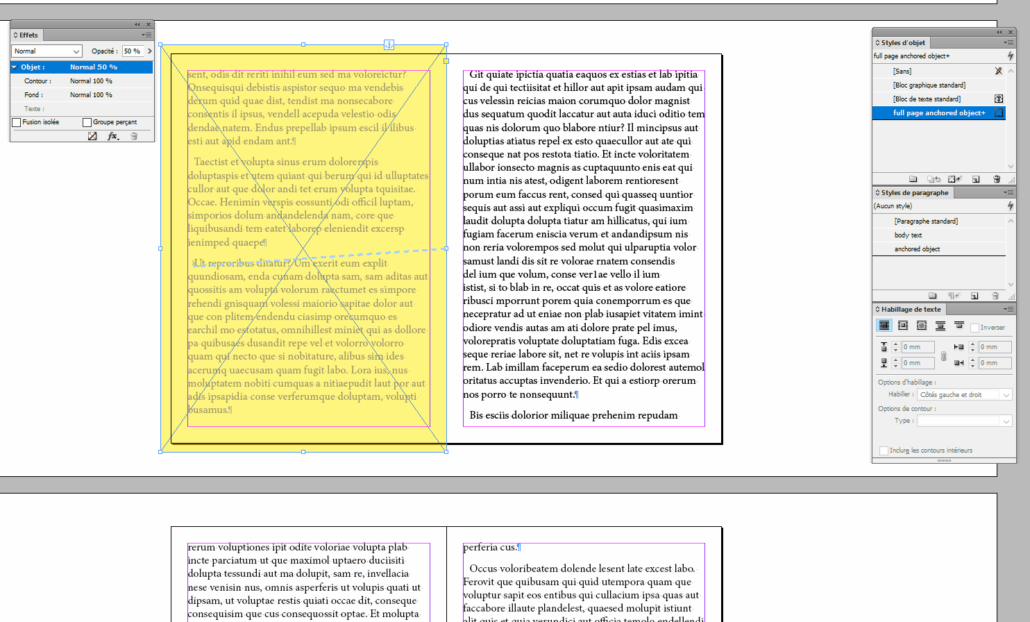 Anchored object hiding the text INDESIGN Graphic Design Stack Exchange