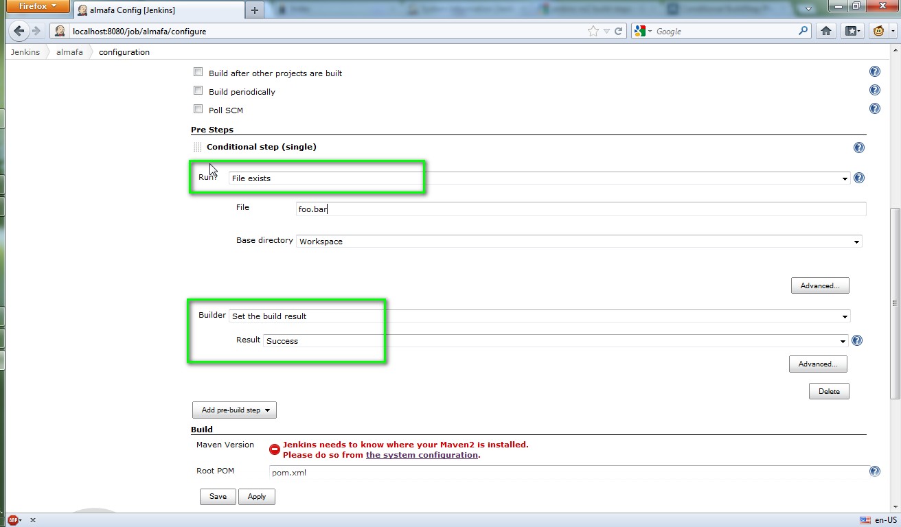 continuous integration How to make prestep system groovy