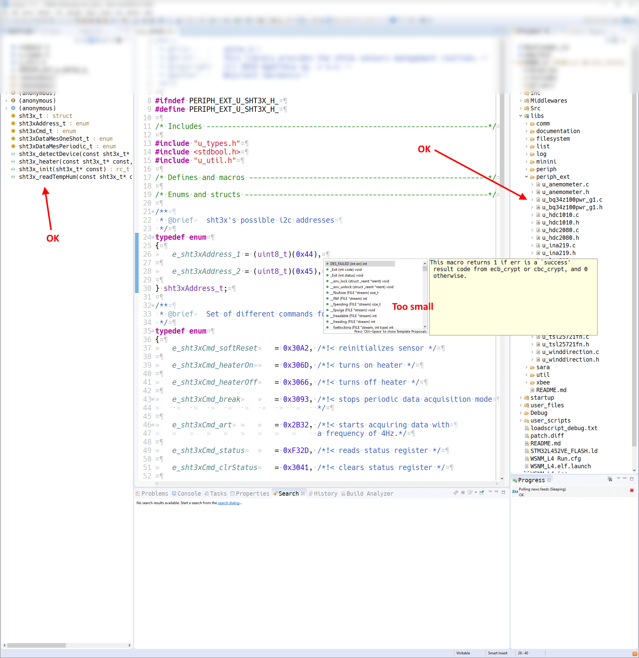 css Change content assist font size only Stack Overflow
