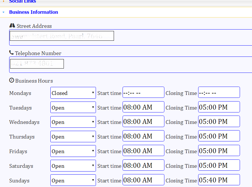 php How I store business hours in a mysql table ← (PHP, MySQL, HTML)