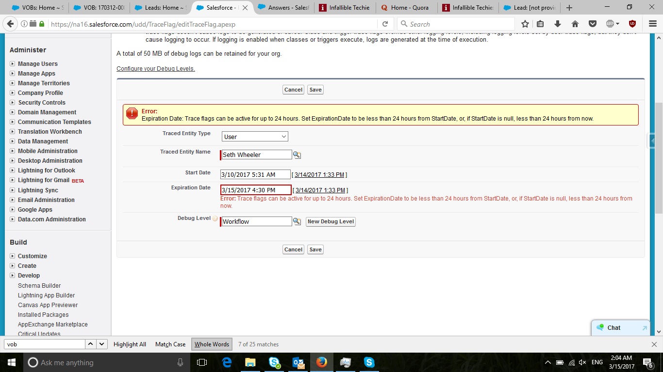 How to use debug logs Salesforce Stack Exchange