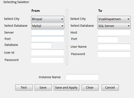 c Store connection string in database and retrieve it on application