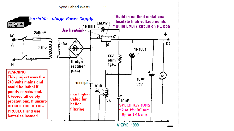 LM317 voltage regulator circuit drops Vout on load - Electrical