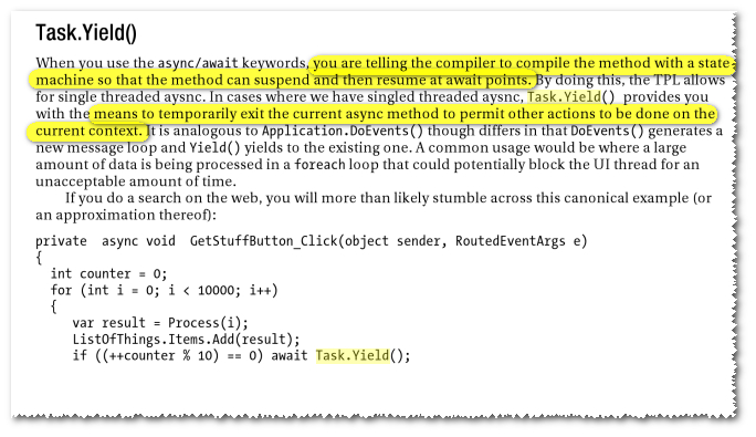 c# yield