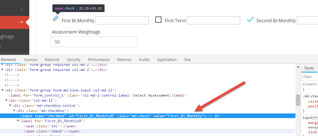 Vuejs Change Color Of Vuetify Checkbox In Datatable Header Stack Images