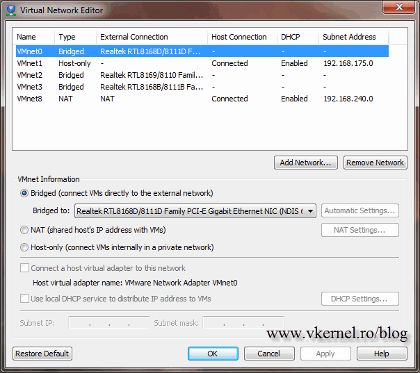 networking How to connect to VMware Linux guest over