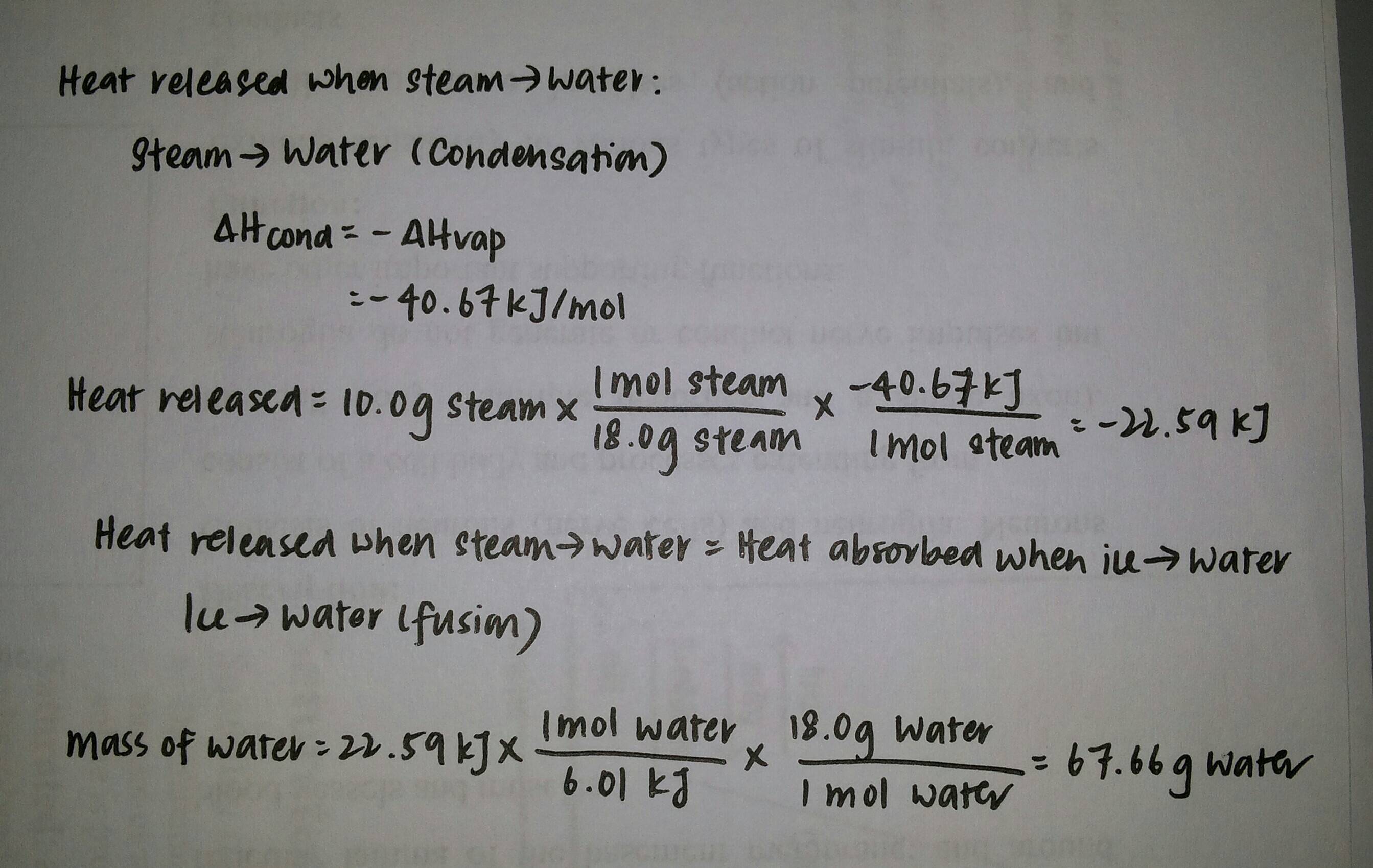 thermodynamics Ice + steam → water Chemistry Stack Exchange